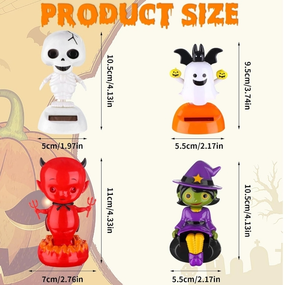 5 Solar Powered Dancing Bobblehead-Suncatcher-2 assorted solars-*Total of 7 - Picture 13 of 16